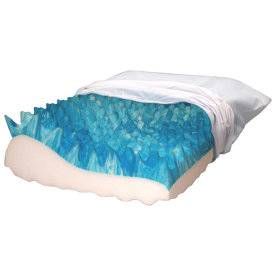 BodyForm Orthopedic Nightwave Gel Infused Foam Pillow - White La  mousse infusĂŠe de gel Nightwave de BodyForm Orthopedic est parfaite 