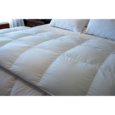 Maholi Royal Elite Collection 260 Thread Count Goose Down 4 Seasons Duvet - Double/Full - White