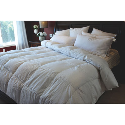 Maholi Royal Elite Collection 400 Thread Count Duck Down 4 Season Duvet - Single/Twin - White