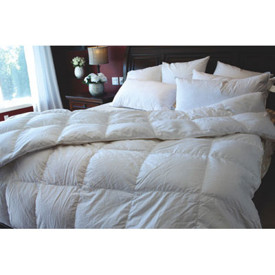 Maholi Royal Elite Collection 260 Thread Count Duck Down 4 Seasons Duvet - Single/Twin - White