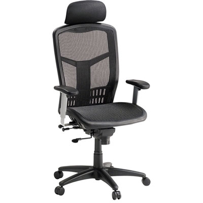 Lorell Ergonomic High-Back Task Chair - Black Comfortable and ergonomic chair