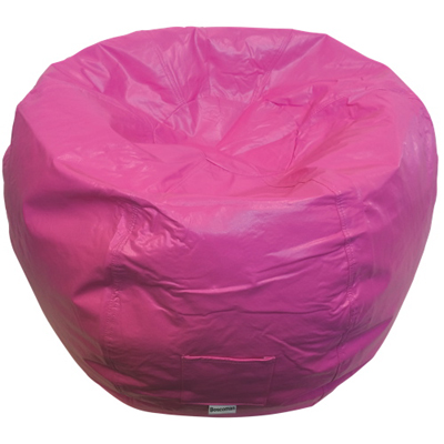 Image of Modern Vinyl Bean Bag Chair - Pink (96013-062)