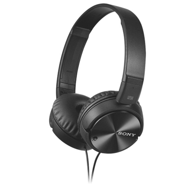 Image of Sony On-Ear Noise Cancelling Headphones (MDRZX110NC) - Black