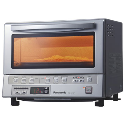 Panasonic FlashXpress Double Infrared Toaster Oven (NBG110P) - 0.5 Cu. Ft./14L - Silver Panasonic FlashXpress Double Infrared Toaster Oven (NBG110P)