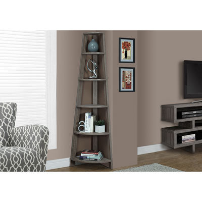 Monarch 5-Shelf Étagère - Dark Taupe