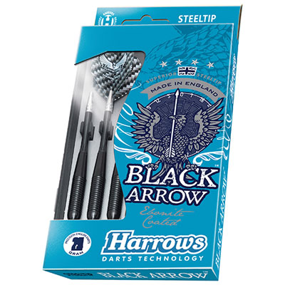 Image of Harrows Black Arrow Darts - 3 Pack