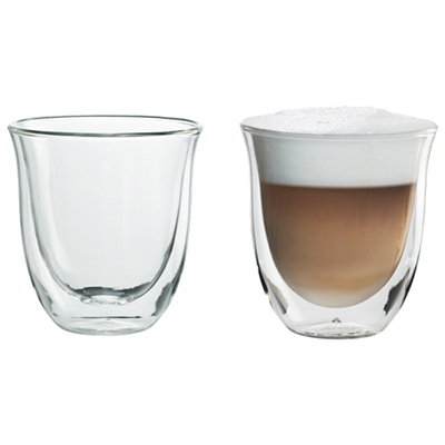 Image of De'Longhi Cappuccino Glass - 2 Pack