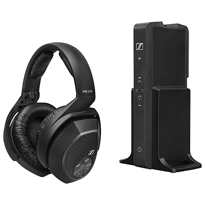 Image of Sennheiser RS 175 Over-Ear Sound Isolating Wireless Headphones - Black
