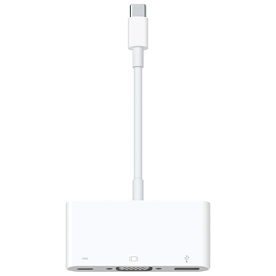 Image of Apple USB-C to VGA Multiport Adapter (MJ1L2AM/A)