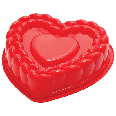 Image of Pavoni Braided Heart Silicone Mould