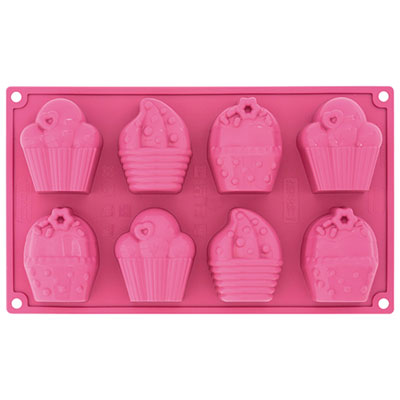 Pavoni Happy Birthday Cupcakes Silicone Multi-Tray Mould