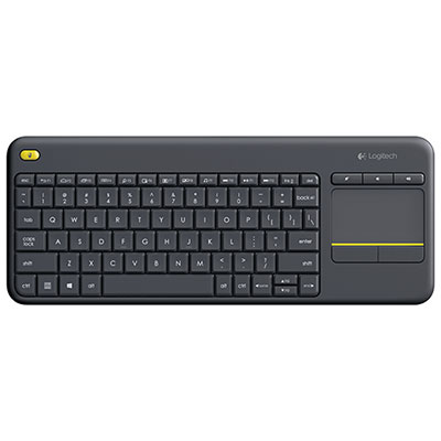 Image of Logitech K400 Plus Wireless Keyboard with Touch Pad - French