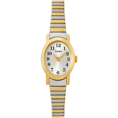 Image of Timex Cavatina Women's Analog Fashion Watch (2M570) - Silver/Gold
