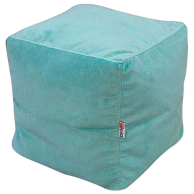Image of Comfy Kids - Cube Bean Bag Chair - Dazzle Blue