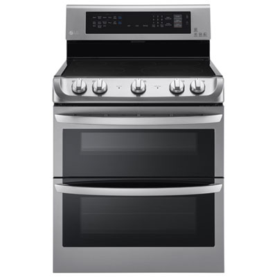 LG 30" 7.3 Cu. Ft. Double Oven Freestanding Smooth Top Electric Range (LDE5415ST) - Stainless Steel We were thinking of wall mounted ovens, but this is back on our list