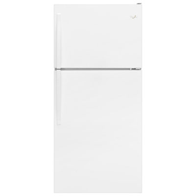 Whirlpool 30" 18.2 Cu. Ft. Top Freezer Refrigerator (WRT148FZDW) - White Also I have a bad back I would of preferred freezer on the bottom