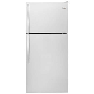 Whirlpool 30" 18.2 Cu. Ft. Top Freezer Refrigerator (WRT148FZDM) - Stainless Steel Also I have a bad back I would of preferred freezer on the bottom