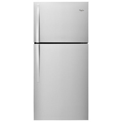 Whirlpool 30" 19.2 Cu. Ft. Top Freezer Refrigerator with LED Lighting - Stainless Steel It keeps things organized and it fits great in a small place yet has ample room inside for everything