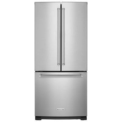 KitchenAid 30" 19.7 Cu. Ft. French Door Refrigerator with Water Dispenser - Stainless Steel I love this fridge especially the internal water dispenser