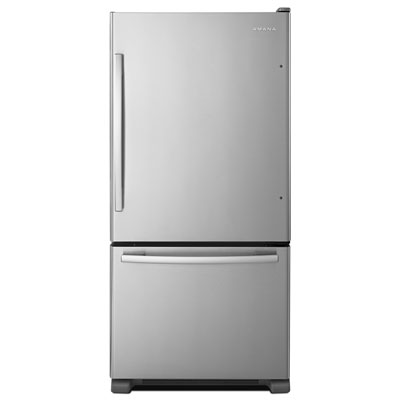 Amana 33" 22 Cu. Ft. Bottom Freezer Refrigerator - Stainless Steel Overall just great