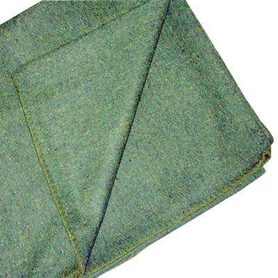 Image of World Famous Wool Blend Blanket - Green