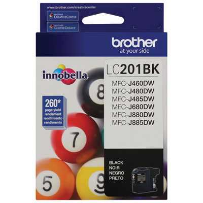 Brother Innobella Black Ink (LC201BKS) Ink cartridge