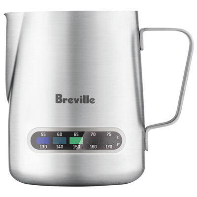 Breville Temp Control Milk Frothing Jug - 2 Cups - Silver Great size and easy to read thermostats