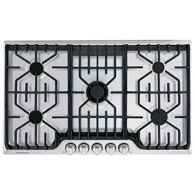 Frigidaire Pro 36" 5-Burner Gas Cooktop (FPGC3677RS) - Stainless Steel Gas cooktop