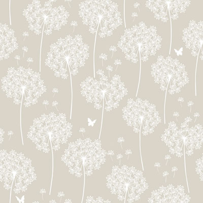 Image of NuWallpaper Dandelion Peel and Stick Wallpapear - Neutral