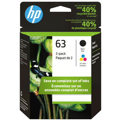 HP 63 Colour/Black Ink - 2 Pack GREAT COMPANY HP