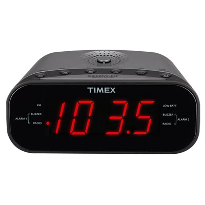 Image of Timex Clock Radio - Gunmetal