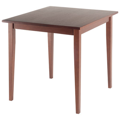 Image of Groveland Transitional 4-Seating 29   Square Casual Dining Table - Antique Walnut