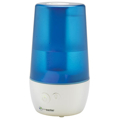 Image of PureGuardian H965AR 70-Hr Ultrasonic Humidifier with Aromatherapy Tray - Blue