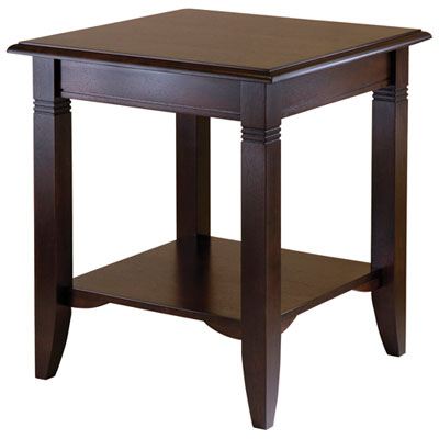 Image of Nolan Square End Table - Cappuccino