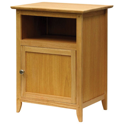 Image of Transitional Nightstand - Natural