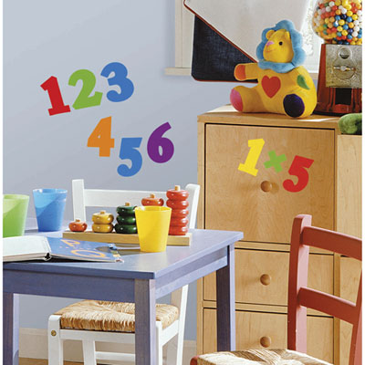 Image of RoomMates Primary Numbers Wall Decal