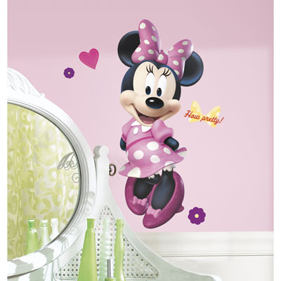 Image of RoomMates Minnie's Bow-tique Giant Wall Decals