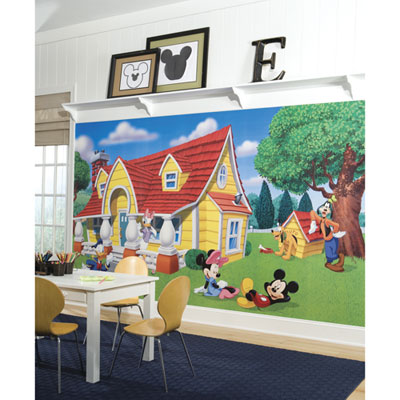 RoomMates Mickey & Friends XL Wallpaper Mural I love how big this is and how it includes Daisy