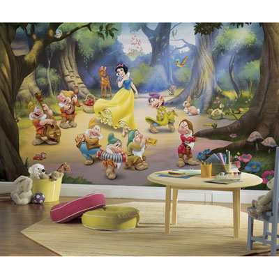 Image of RoomMates Snow White and the Seven Dwarfs XL Wallpaper Mural
