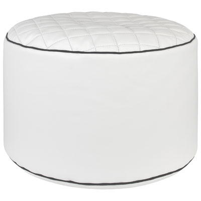 Contemporary Dotcom Modo Tap Bean Bag Chair - White