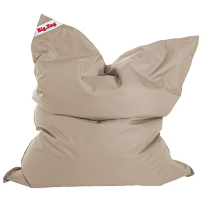Image of Sitting Point Brava Contemporary Bean Bag Chair - Khaki