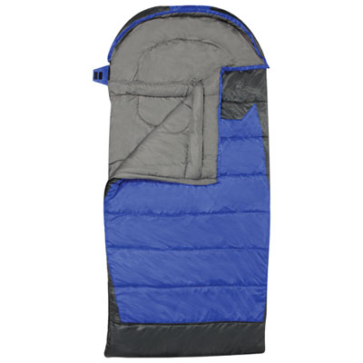 Rockwater Designs Rectangular Heat Zone Sleeping Bag (-25-Degrees Celcius) - Royal/Dark Grey