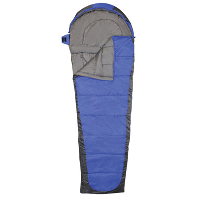 Rockwater Designs Semi-Rectangular Heat Zone Sleeping Bag (0-Degrees Celcius) - Royal/Dark Grey