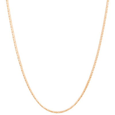 Image of 22   14K Gold Fill Oval Cobra Chain