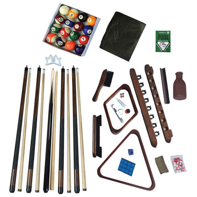 Hathaway Billiards Accessory Kit - Walnut