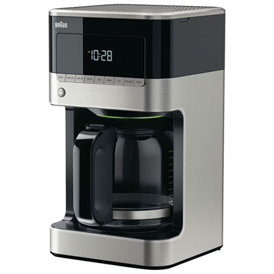 Braun Drip Coffee Maker (KF7150BK) - 12-Cup - Black/Stainless Steel The best 12-Cup Drip Coffee Maker