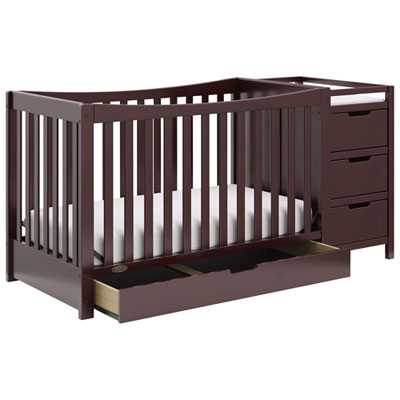 Graco Remi 4 in 1 Convertible Crib Changer Espresso Best Buy Canada