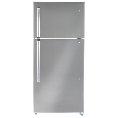 GE 30" 18 Cu. Ft. Top Freezer Refrigerator (MTE18GSKSS) - Stainless Steel