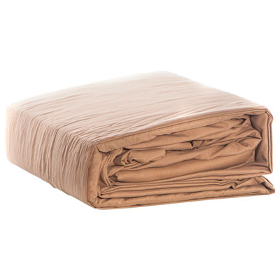 Image of Gouchee Design Microfibre Sheet Set - Queen - Taupe