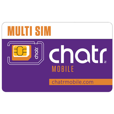 Image of Chatr Prepaid Tri-Cut SIM Card